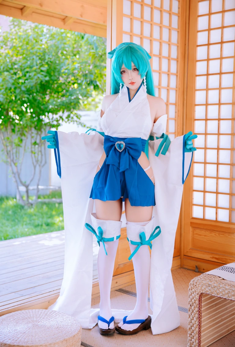 日奈娇(椎名莜)《水神小夜》主题写真：85张全套美图