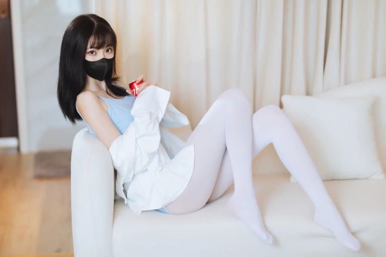 许岚《蓝色芭蕾》主题写真：40张全套美图