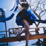 桜桃喵《刻晴》主题写真：29张全套美图