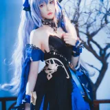 桜桃喵《刻晴》主题写真：29张全套美图