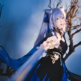 桜桃喵《刻晴》主题写真：29张全套美图