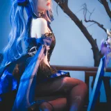 桜桃喵《刻晴》主题写真：29张全套美图