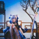 桜桃喵《刻晴》主题写真：29张全套美图