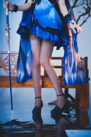 桜桃喵《刻晴》主题写真：29张全套美图