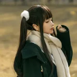 蠢沫沫《沫沫真爱版 秋季JK》主题写真：19张全套美图
