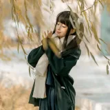 蠢沫沫《沫沫真爱版 秋季JK》主题写真：19张全套美图