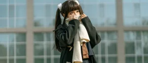 蠢沫沫《沫沫真爱版 秋季JK》主题写真：19张全套美图