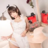 蠢沫沫《沫沫真爱版 内衣围裙》主题写真：40张全套美图