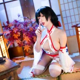 星之迟迟《2022年正片合集 新春巫女》主题写真：60张全套美图