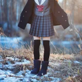 桜桃喵《2023年12月 融雪》主题写真：14张全套美图
