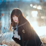 桜桃喵《2023年12月 融雪》主题写真：14张全套美图
