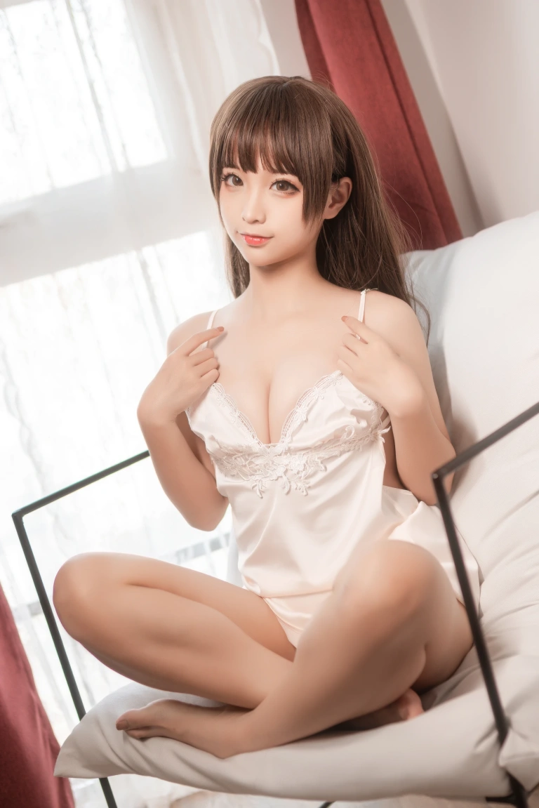 蠢沫沫《沫沫真爱版 日常睡裙》主题写真：40张全套美图