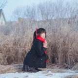 桜桃喵《2023年12月 雾凇》主题写真：10张全套美图