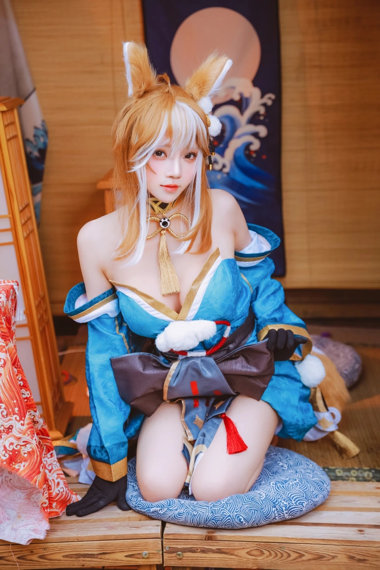 桜桃喵《2023年12月 希娜小姐》主题写真：46张全套美图，含2个视频