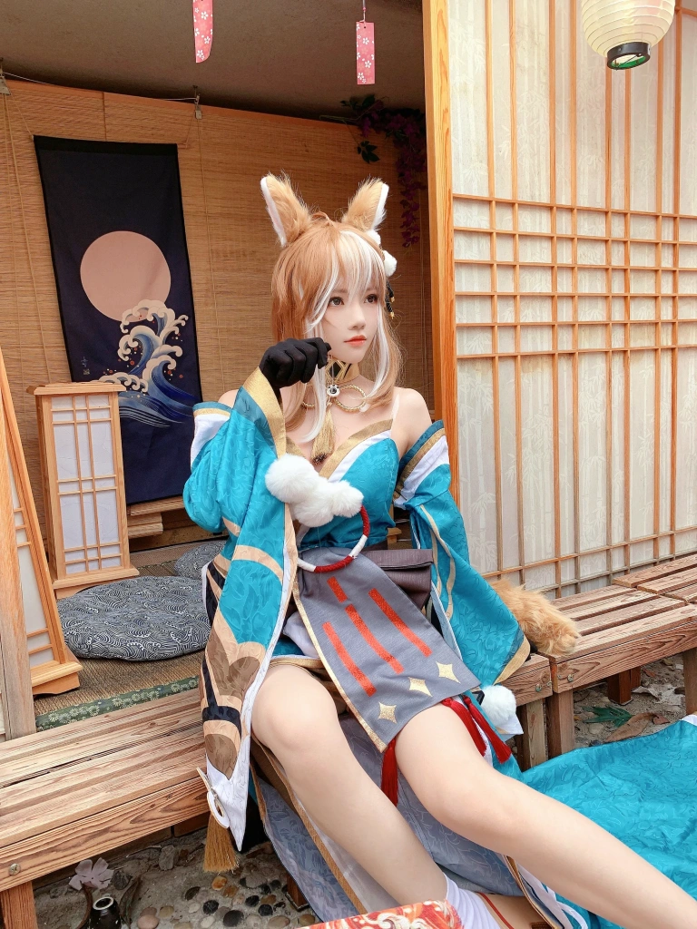 桜桃喵《2023年12月 希娜小姐》主题写真：46张全套美图，含2个视频