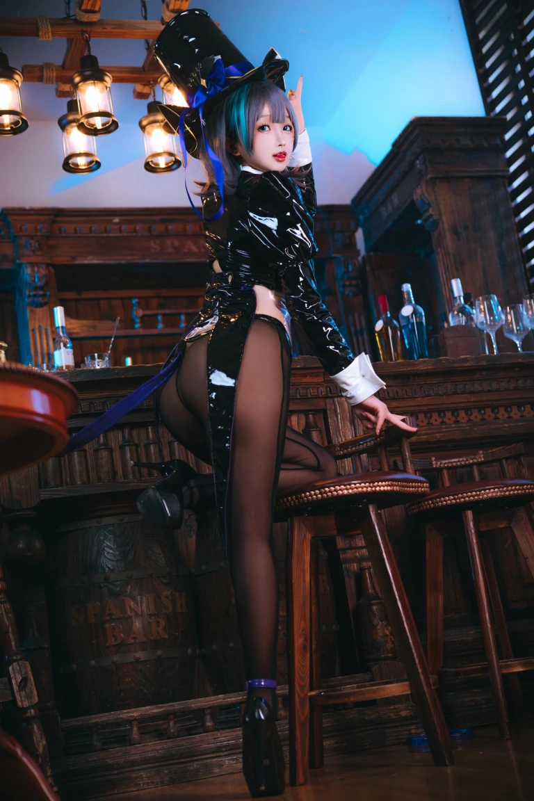 日奈娇(椎名莜)《柴郡魔术师》主题写真：80张全套美图