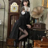 许岚《修女黑丝》主题写真：40张全套美图