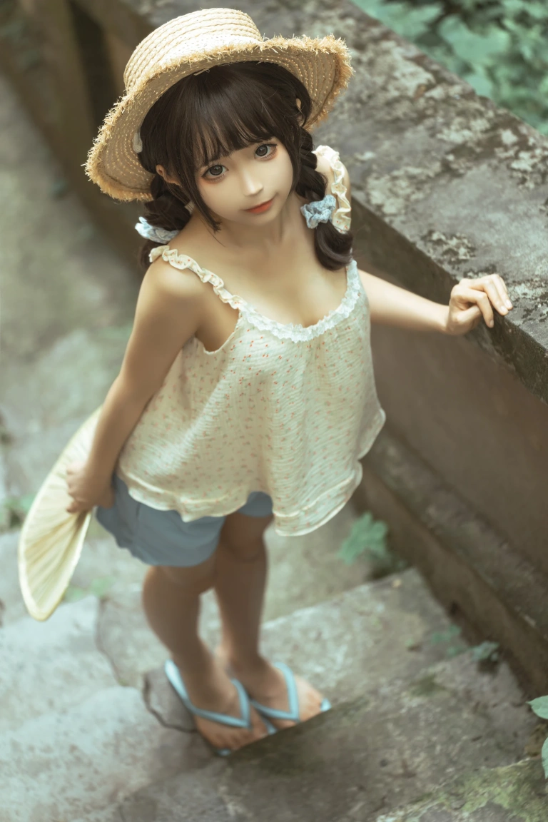 蠢沫沫《乡下妹妹》主题写真：125张全套美图