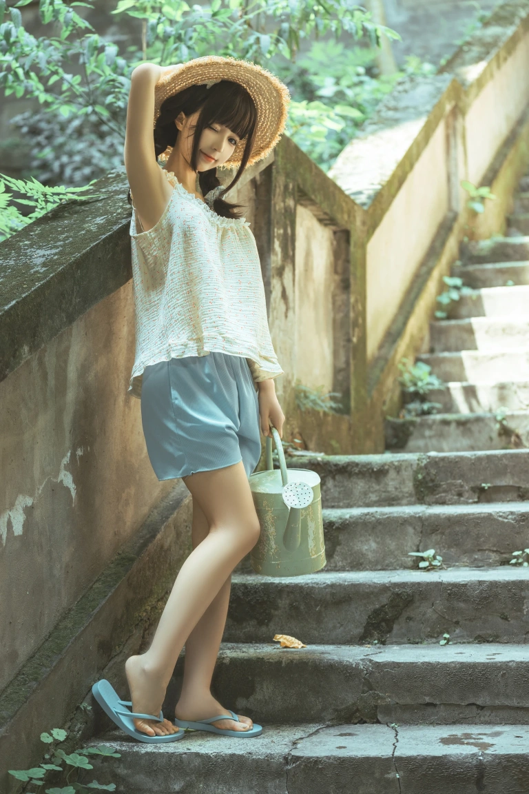 蠢沫沫《乡下妹妹》主题写真：125张全套美图