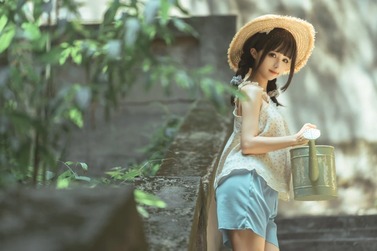 蠢沫沫《乡下妹妹》主题写真：125张全套美图