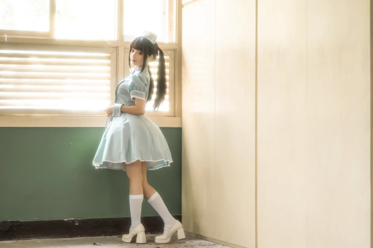 蠢沫沫《小护士》主题写真：140张全套美图