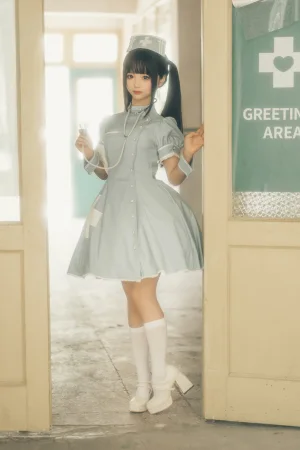蠢沫沫《小护士》主题写真：140张全套美图