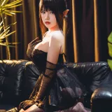 桜桃喵《夜纱》主题写真：43张全套美图