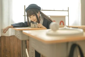 蠢沫沫《小学妹》主题写真：30张全套美图