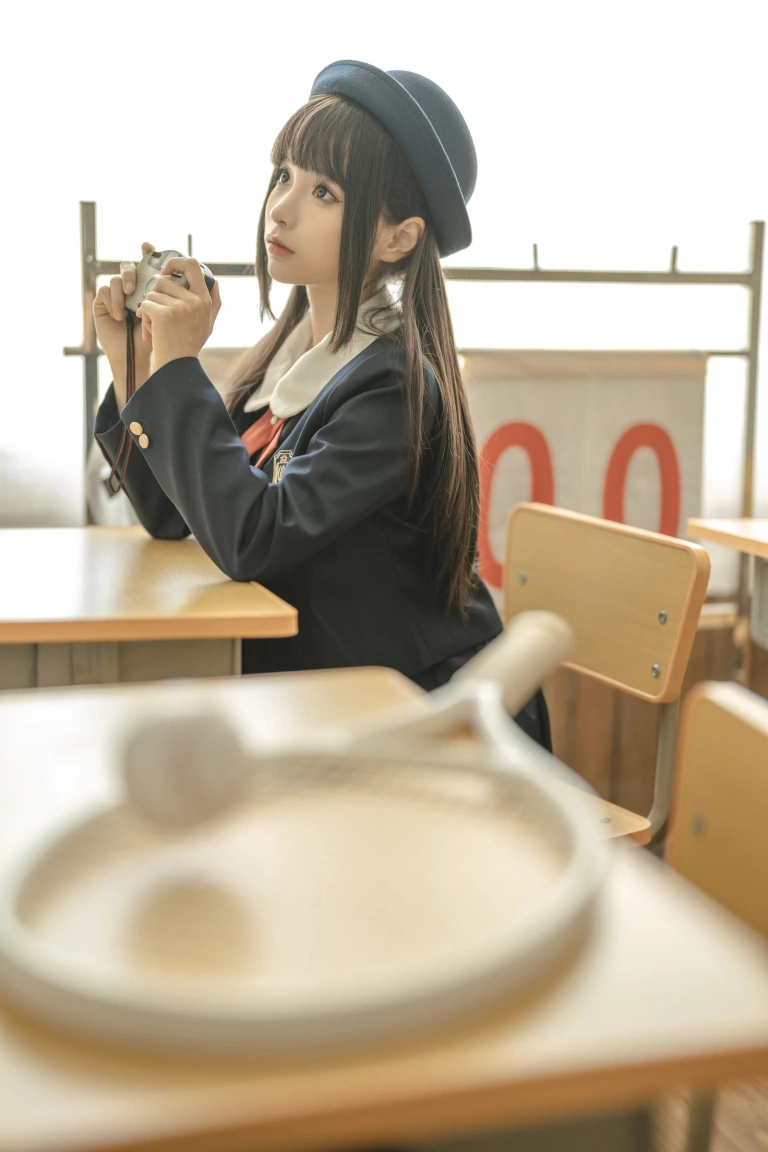 蠢沫沫《小学妹》主题写真：30张全套美图