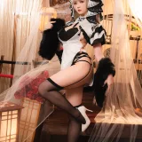 星之迟迟《可畏旗袍》主题写真：52张全套美图