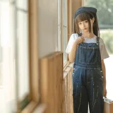 蠢沫沫《小画家》主题写真：110张全套美图