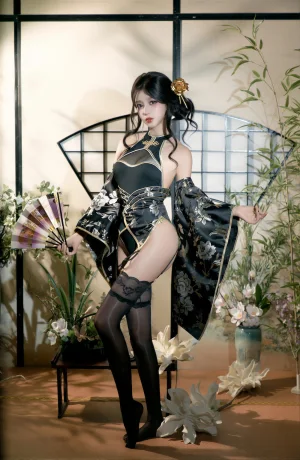 过期米线线喵《侑子小姐》主题写真：49张全套美图