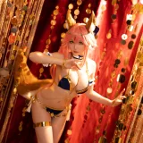 星之迟迟《2022月度计划 7月套图B FGO-玉藻前舞娘》主题写真：36张全套美图