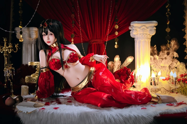 日奈娇(椎名莜)《大凤舞姬》主题写真：100张全套美图