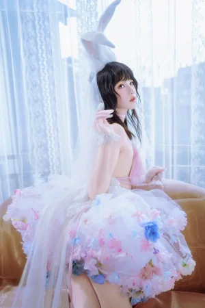 桜桃喵《花嫁兔》主题写真：54张全套美图，含2个视频