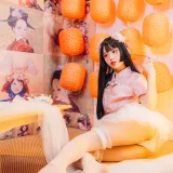 果咩酱《中国风 电子图》主题写真：21张全套美图