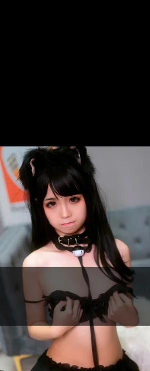 蠢沫沫《黑猫》主题写真：50张全套美图