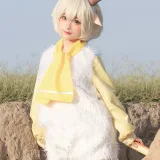 蠢沫沫《懒羊羊cos》主题写真：20张全套美图