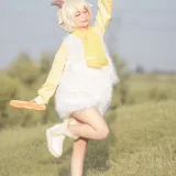蠢沫沫《懒羊羊cos》主题写真：20张全套美图