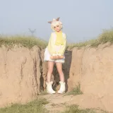 蠢沫沫《懒羊羊cos》主题写真：20张全套美图