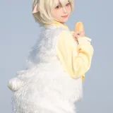 蠢沫沫《懒羊羊cos》主题写真：20张全套美图