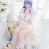 星之迟迟《碧蓝航线 花园兔女郎》主题写真：37张全套美图