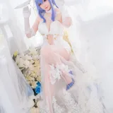 星之迟迟《碧蓝航线 花园兔女郎》主题写真：37张全套美图
