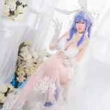 星之迟迟《碧蓝航线 花园兔女郎》主题写真：37张全套美图