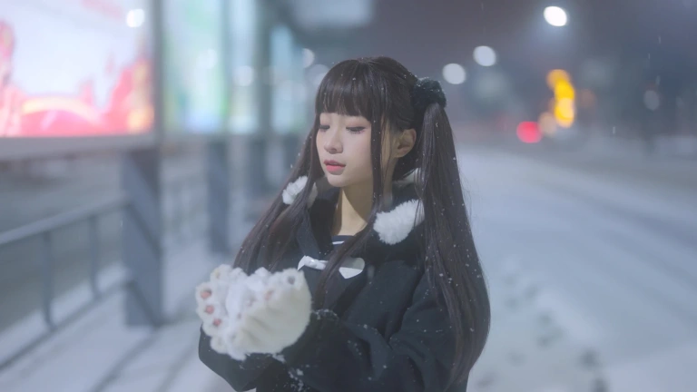 蠢沫沫《下雪》主题视频：共1个视频