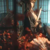 蠢沫沫《小赤城》主题写真：55张全套美图