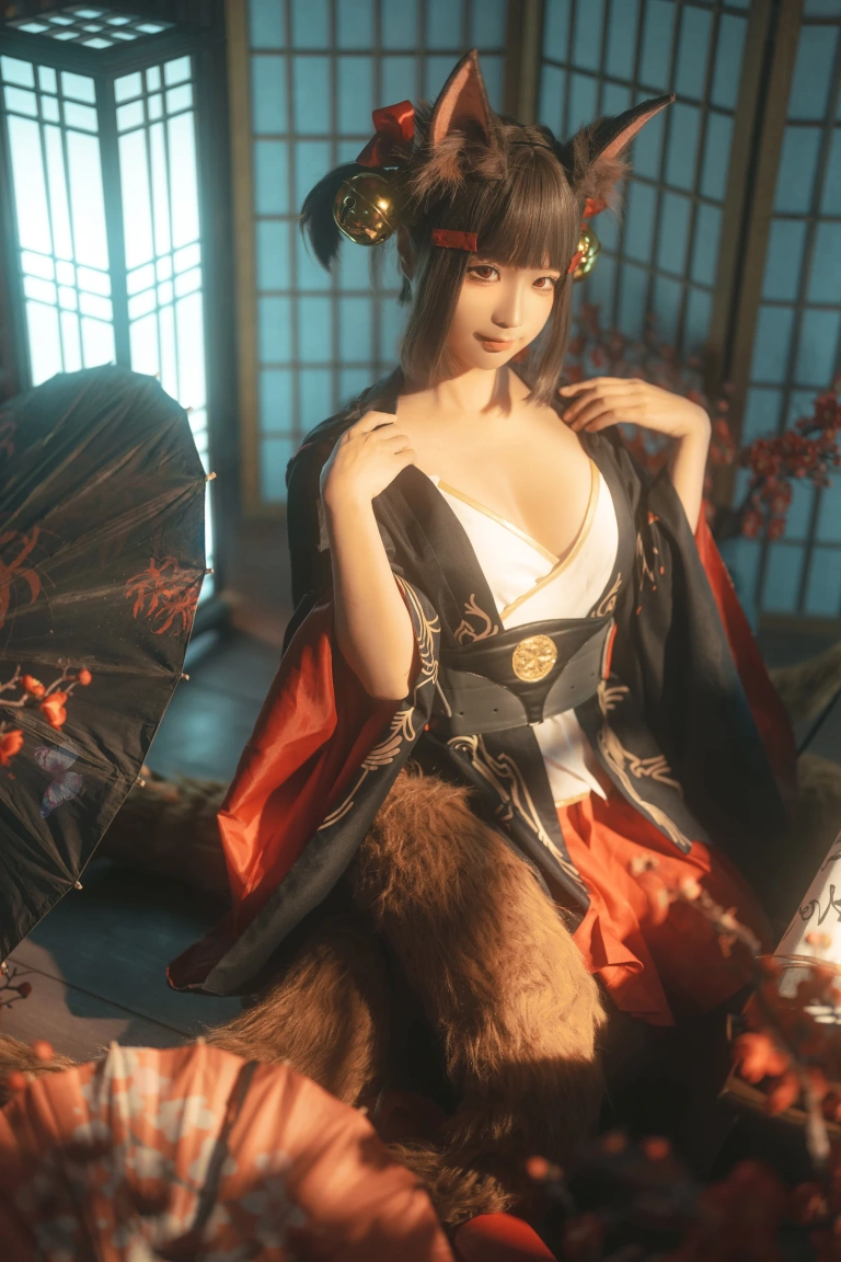 蠢沫沫《小赤城》主题写真：55张全套美图
