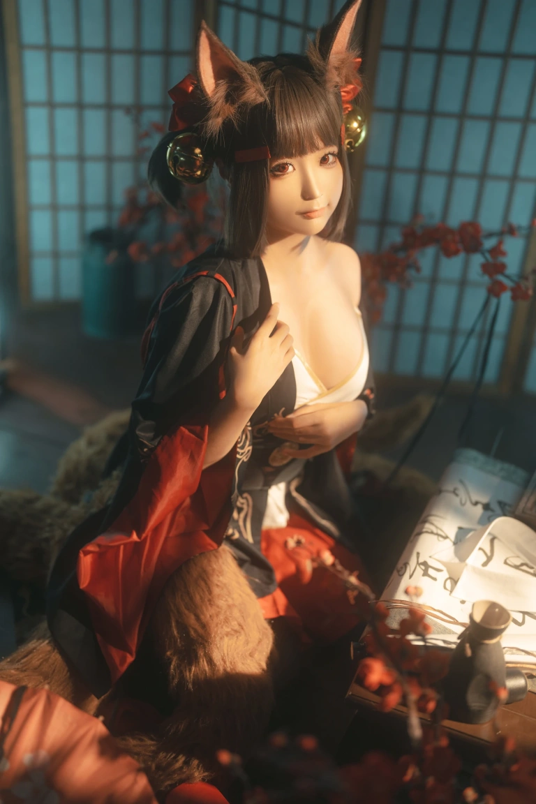蠢沫沫《小赤城》主题写真：55张全套美图