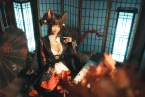 蠢沫沫《小赤城》主题写真：55张全套美图