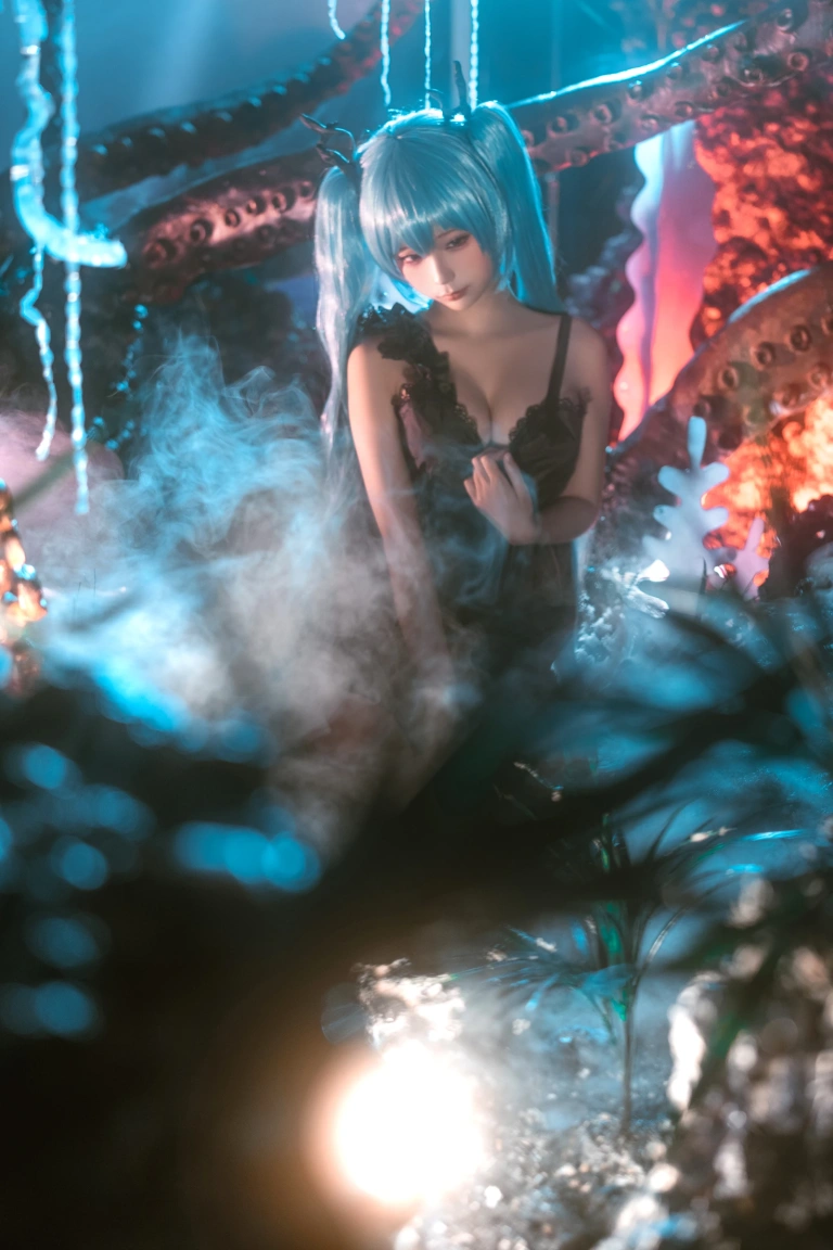 蠢沫沫《深海少女》主题写真：44张全套美图